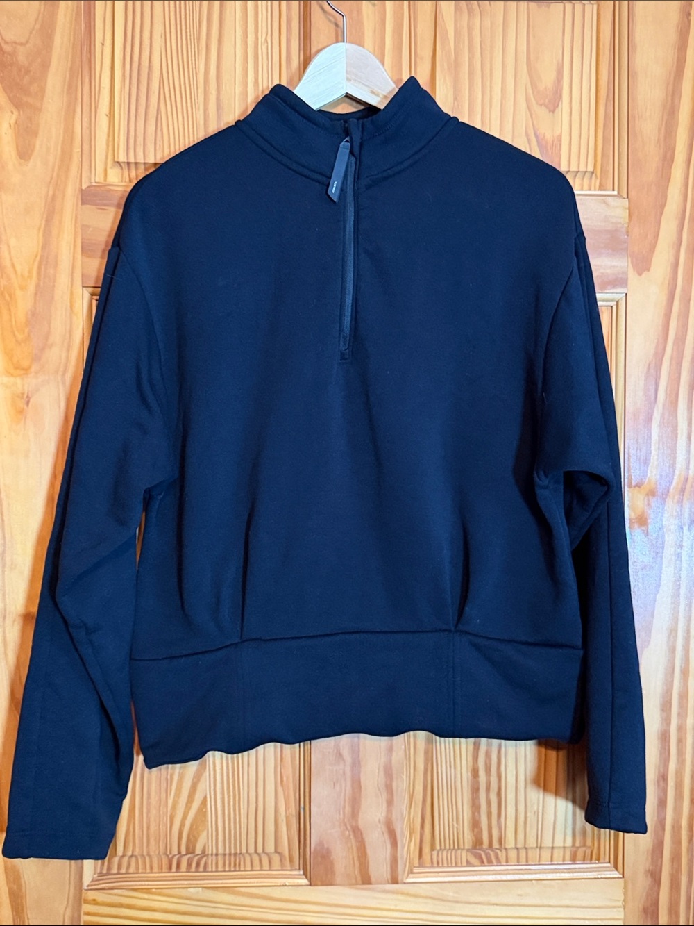 Athleta Women’s Black Half-Zip Pullover Sweater